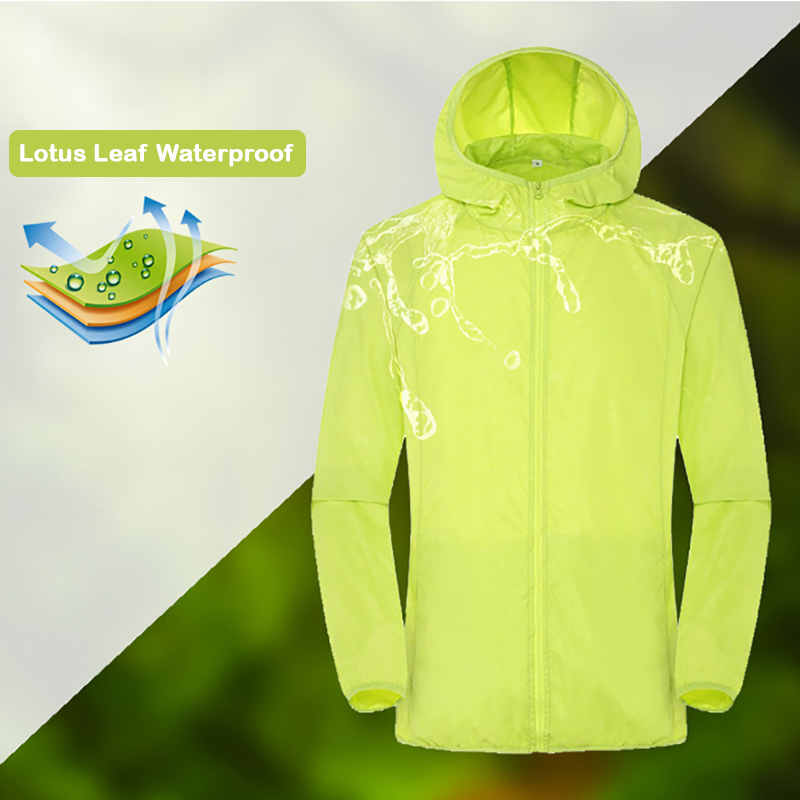 Camping Rain Jacket Men Women  - Fishing Rain Suit のレビューと価格