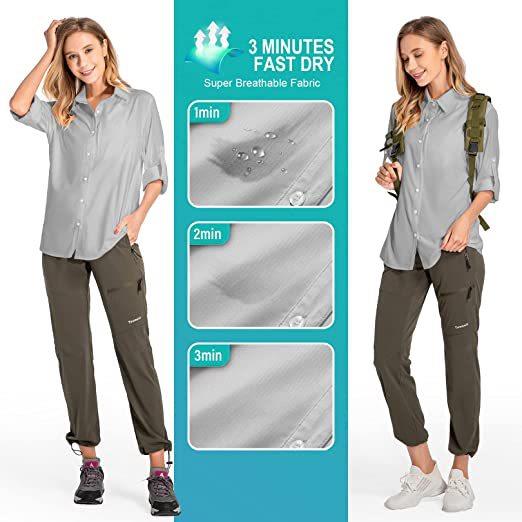 Women's Long Sleeve Sun Protec - Fishing Shirt Uv Protection のレビューと価格
