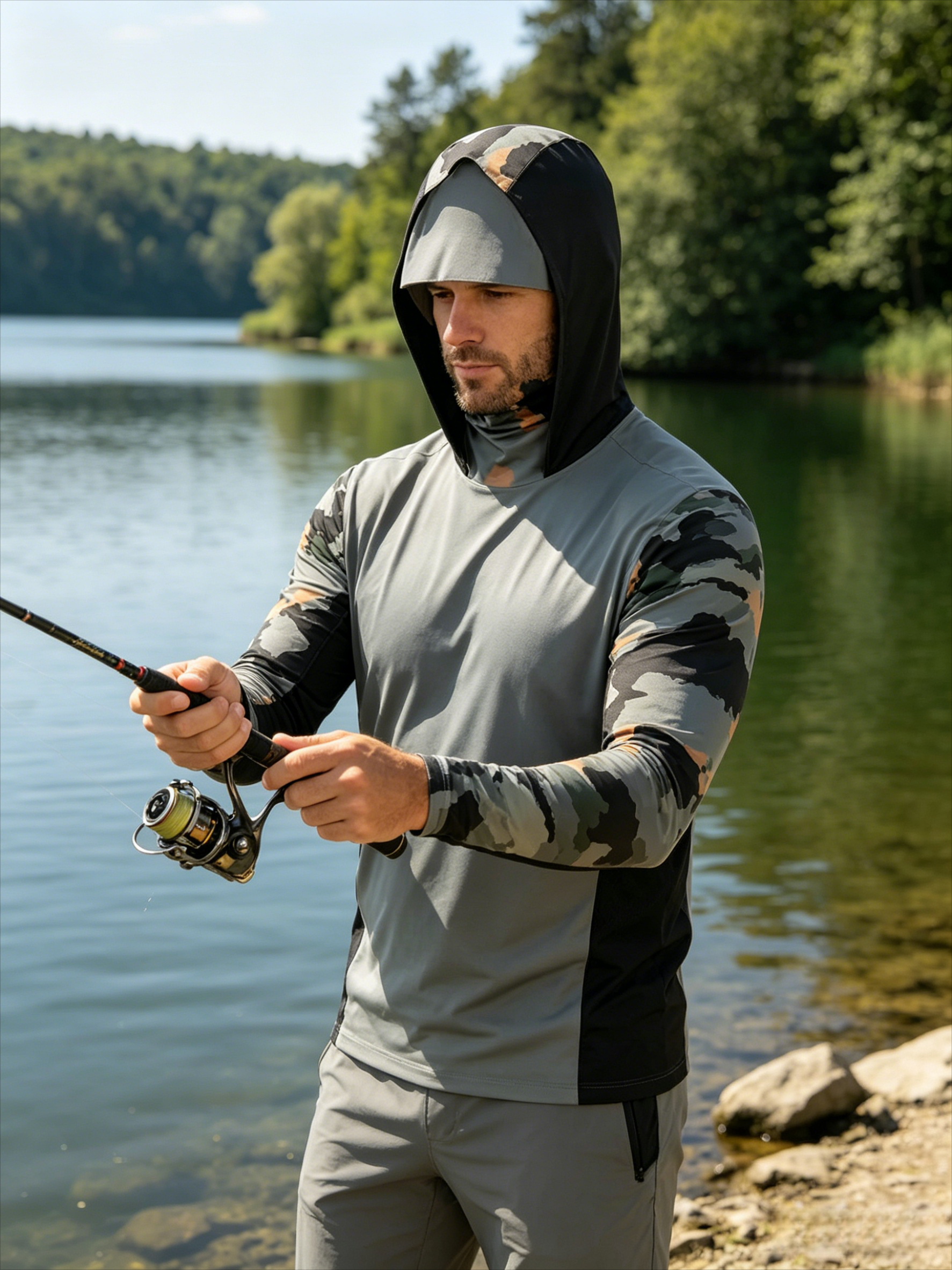 2026Fishing Shirts Long Sleeve - Fishing Mask Sun Protection のレビューと価格