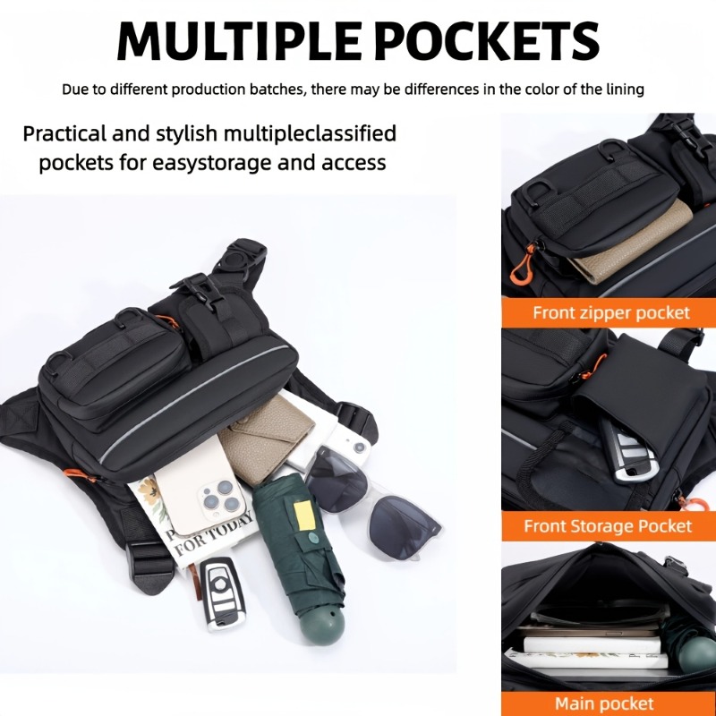 Men's Tactical Chest Bag, Runn - Fishing Vest のレビューと価格