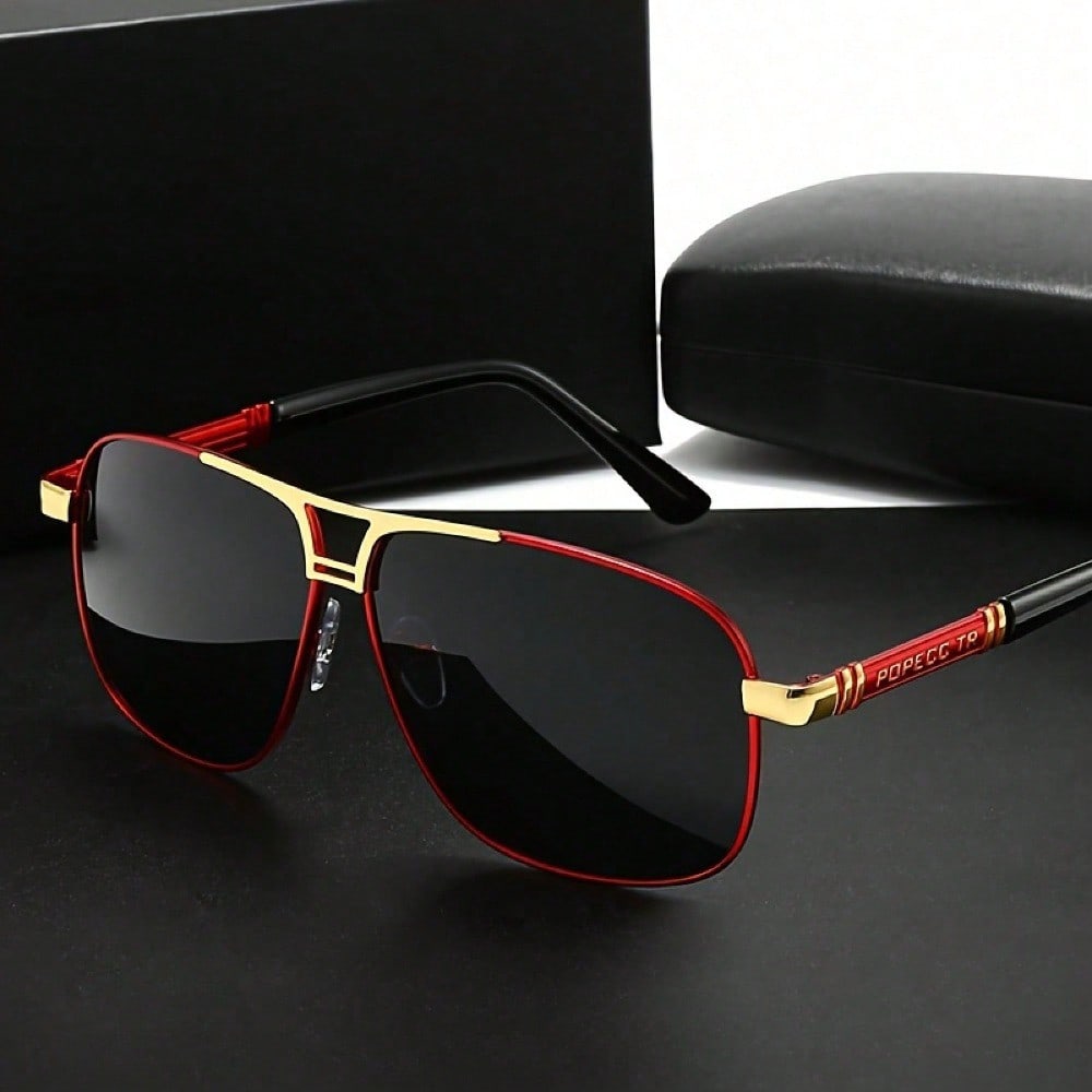 Large Metal Polarized Men And  - Fishing Sunglasses Polarized のレビューと価格