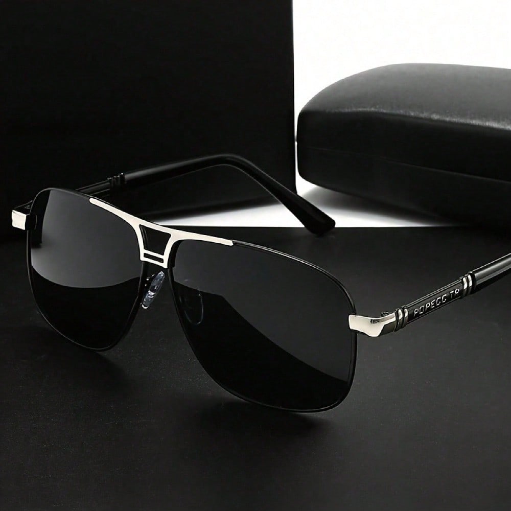 Large Metal Polarized Men And  - Fishing Sunglasses Polarized のレビューと価格