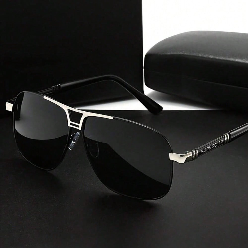 Large Metal Polarized Men And  - Fishing Sunglasses Polarized のレビューと価格