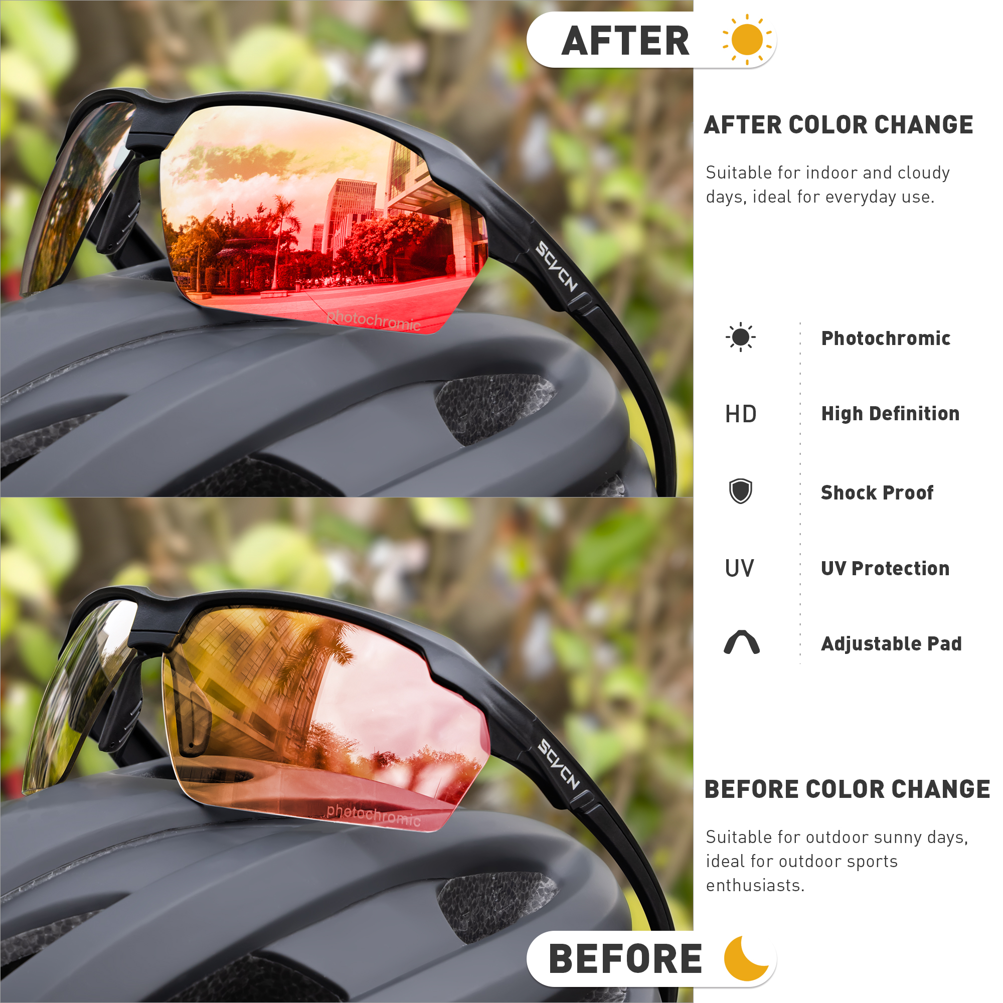 SCVCN Camping Goggles Women Sp - Fishing Sunglasses Polarized のレビューと価格