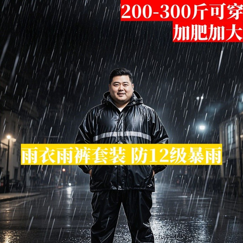 Plus Size Rain Suit Separate M - Fishing Rain Suit のレビューと価格