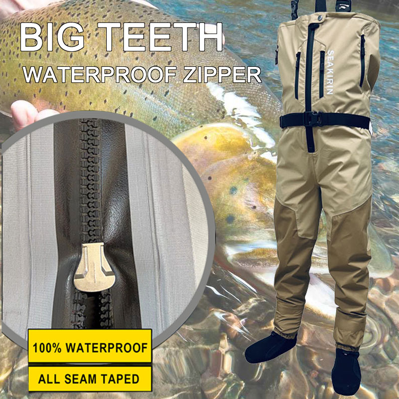 Zip-front Breathable Stout Che - Fishing Pants Waterproof のレビューと価格