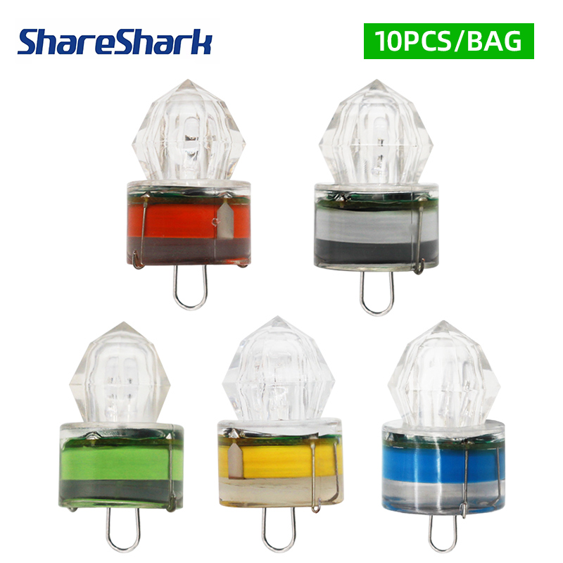 ShareShark 10pcs/bag LED Fishi - Fishing Bag Waterproof のレビューと価格