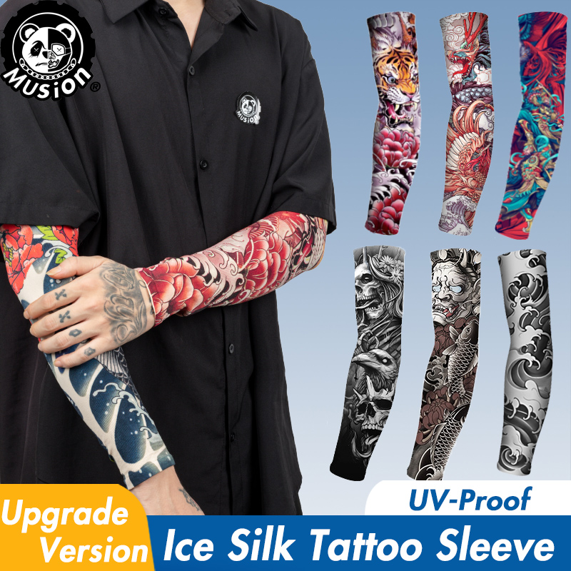 Musion New Seamless Tattoo Sle - Fishing Socks のレビューと価格