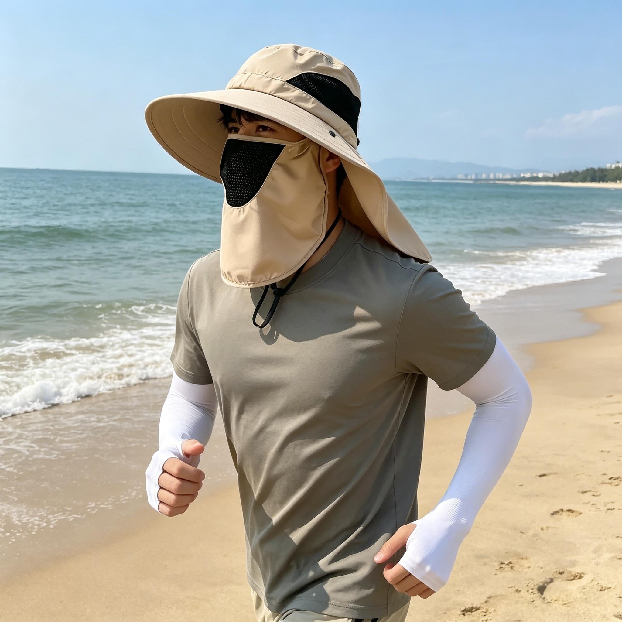 Full Face Neck Coverage Sun Ha - Fishing Hat のレビューと価格