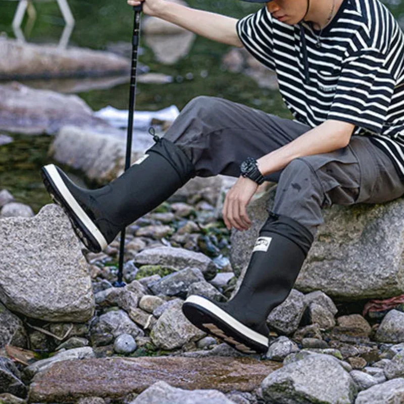 Couples High Top Rain Shoes An - Fishing Boots のレビューと価格