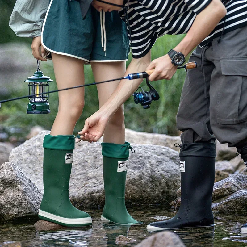 Couples High Top Rain Shoes An - Fishing Boots のレビューと価格
