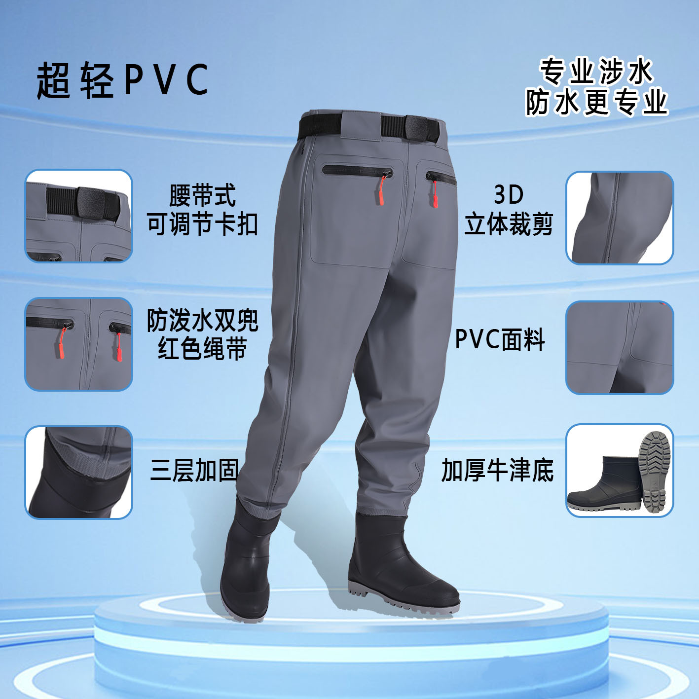 Men's Waterproof Fishing Wadin - Fishing Pants Waterproof のレビューと価格