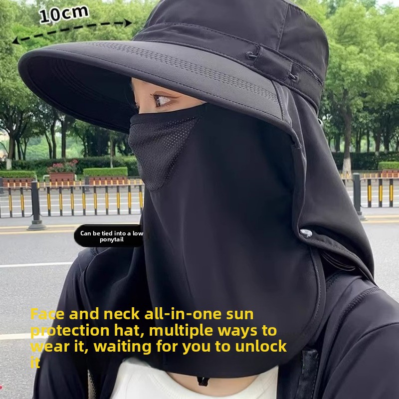 Full Coverage Sun Hat with Fac - Fishing Mask Sun Protection のレビューと価格