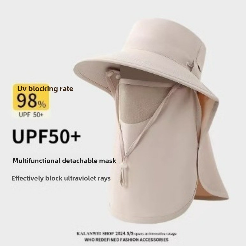 Full Coverage Sun Hat with Fac - Fishing Mask Sun Protection のレビューと価格
