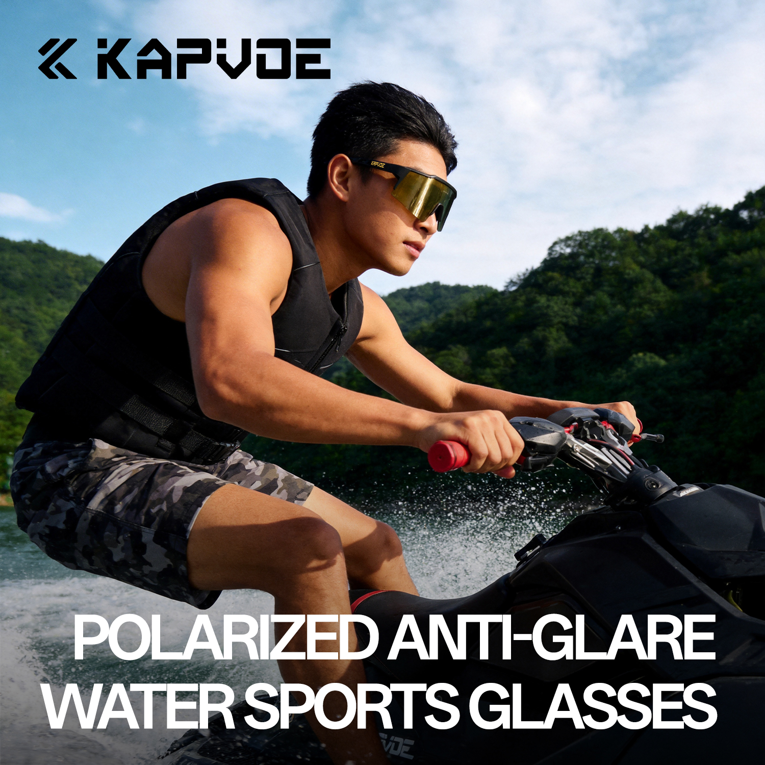 KAPVOE UV400 Anti-glare Surfin - Fishing Sunglasses Polarized のレビューと価格