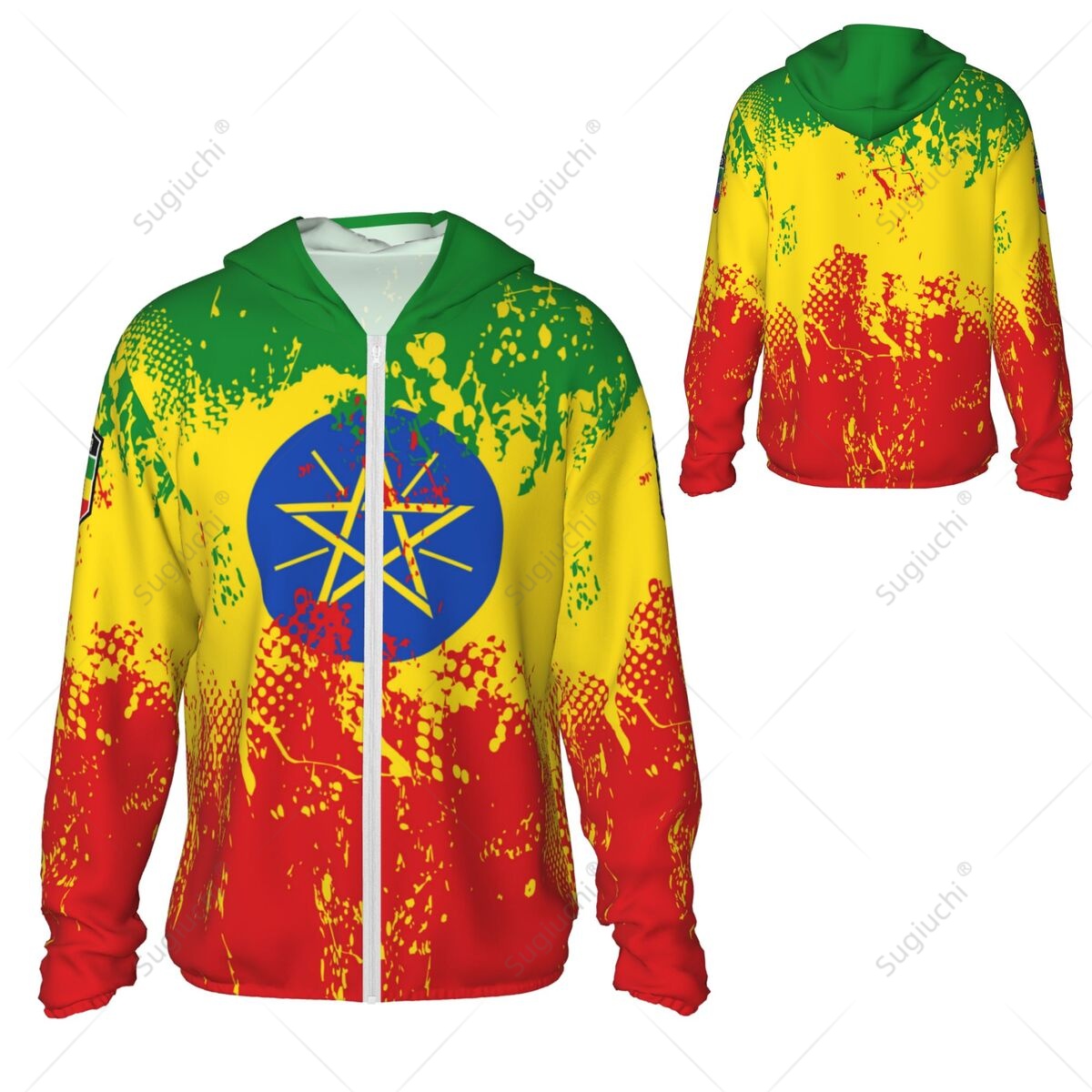 Ethiopia Flag Sun Protection H - Fishing Hoodie のレビューと価格