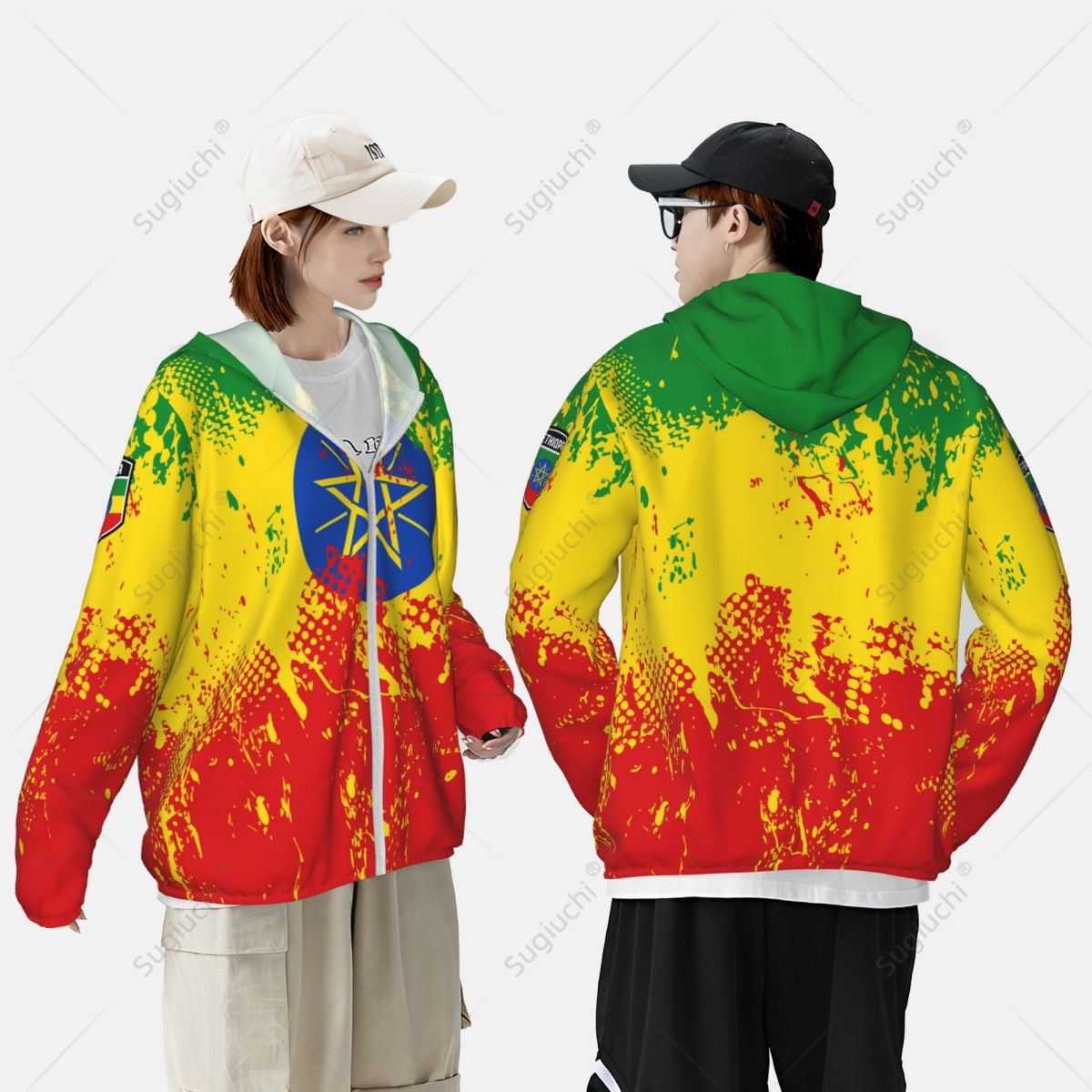 Ethiopia Flag Sun Protection H - Fishing Hoodie のレビューと価格