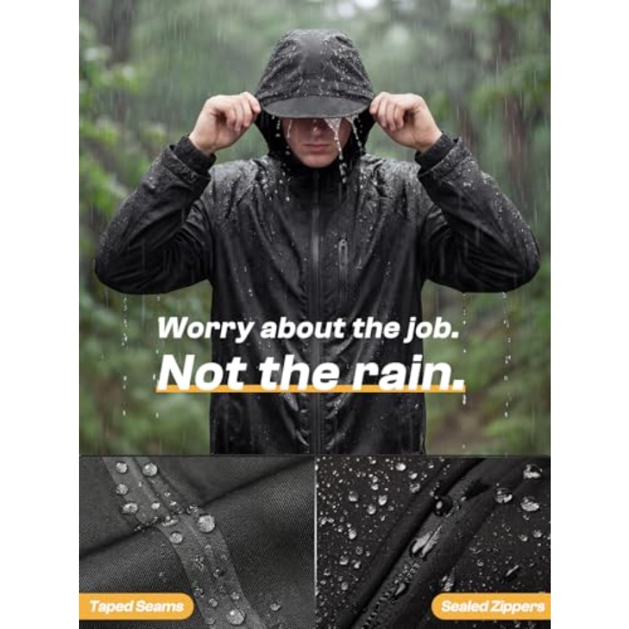 Men's Waterproof Rain Gear 2pc - Fishing Rain Suit のレビューと価格