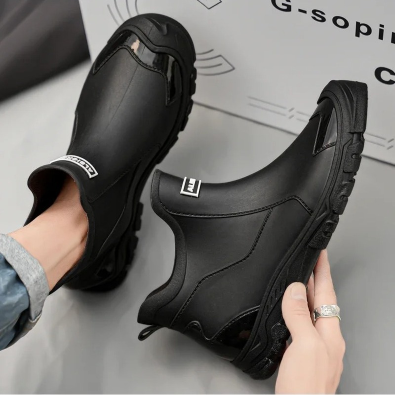 Waterproof Men's Rain Shoes Fa - Fishing Boots のレビューと価格