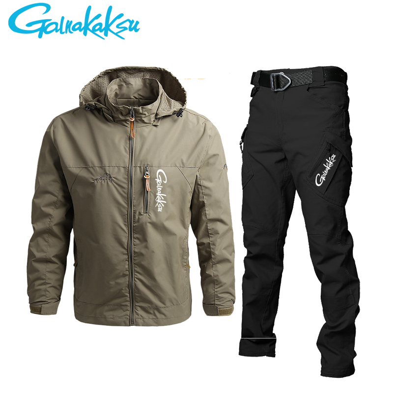 Men's Waterproof Hooded Jacket - Fishing Pants Waterproof のレビューと価格