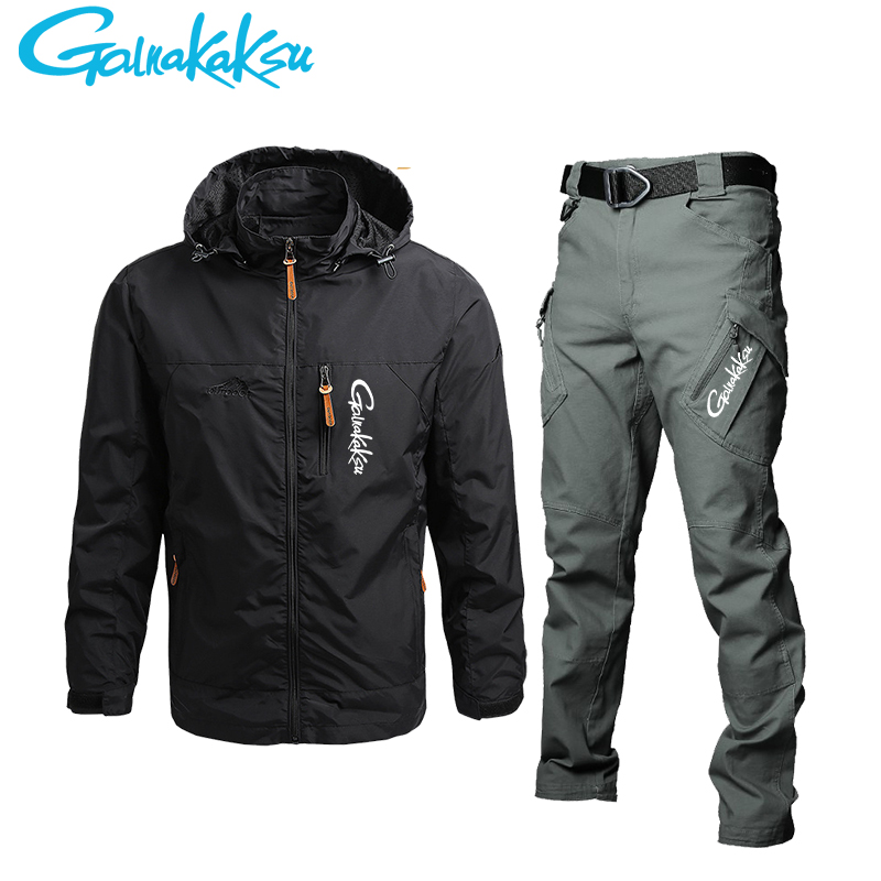 Men's Waterproof Hooded Jacket - Fishing Pants Waterproof のレビューと価格