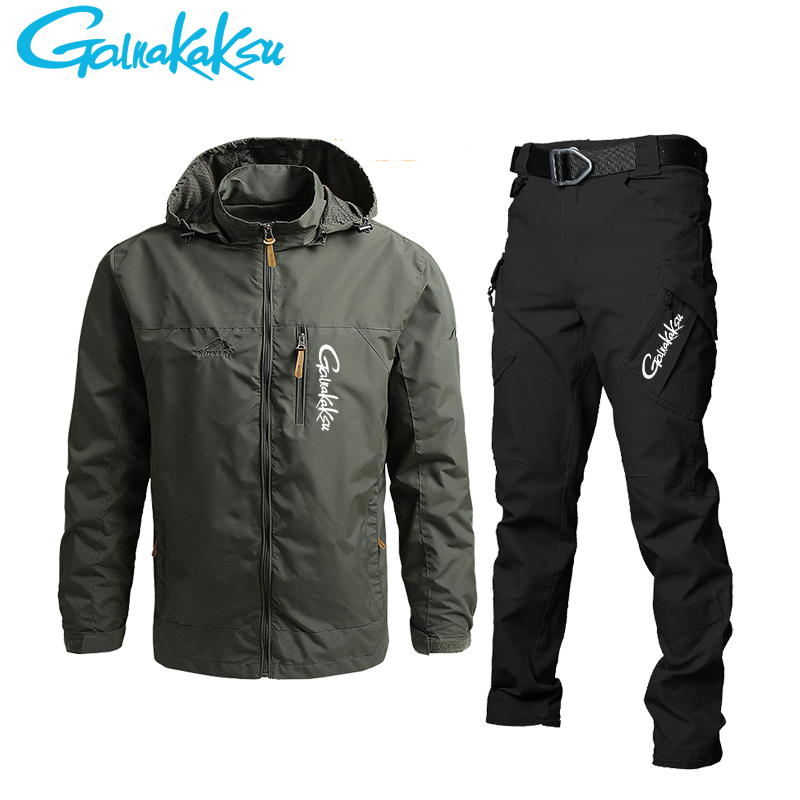 Men's Waterproof Hooded Jacket - Fishing Pants Waterproof のレビューと価格