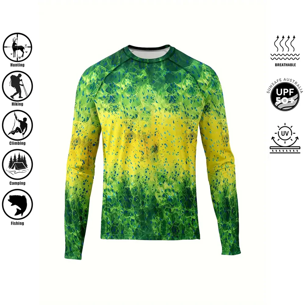 Summer Fishing Shirt Men's Lon - Fishing Shirt Uv Protection のレビューと価格