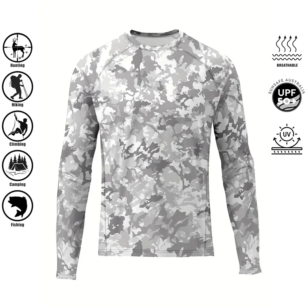 Summer Fishing Shirt Men's Lon - Fishing Shirt Uv Protection のレビューと価格