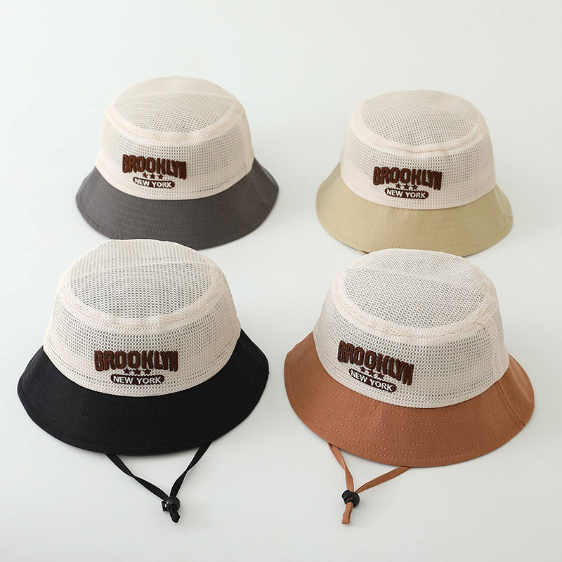 Letter Embroidered Baby Sun Ha - Fishing Hat のレビューと価格