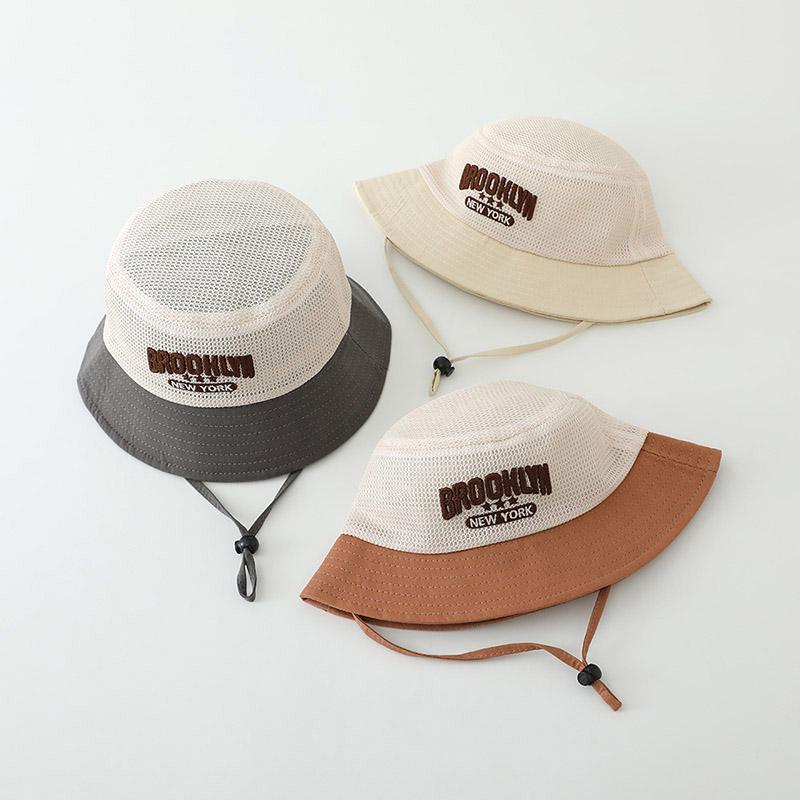 Letter Embroidered Baby Sun Ha - Fishing Hat のレビューと価格