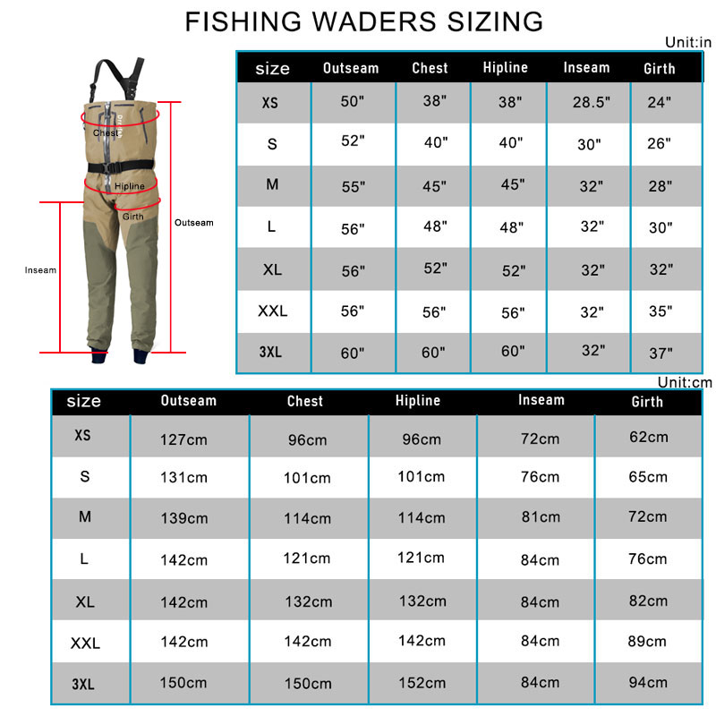 Zippered Waterproof Wader With - Fishing Waders のレビューと価格