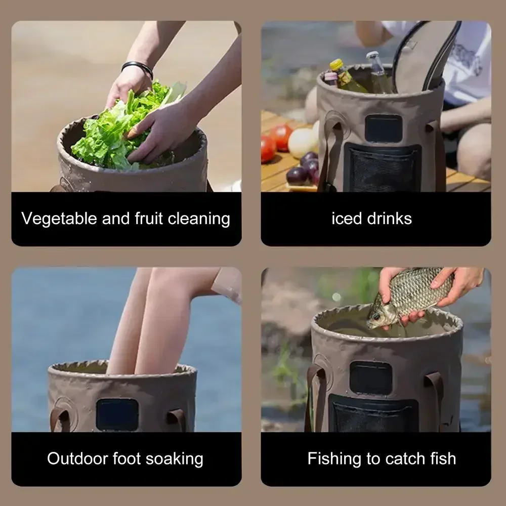 25L Portable Foldable Bucket B - Fishing Bag Waterproof のレビューと価格