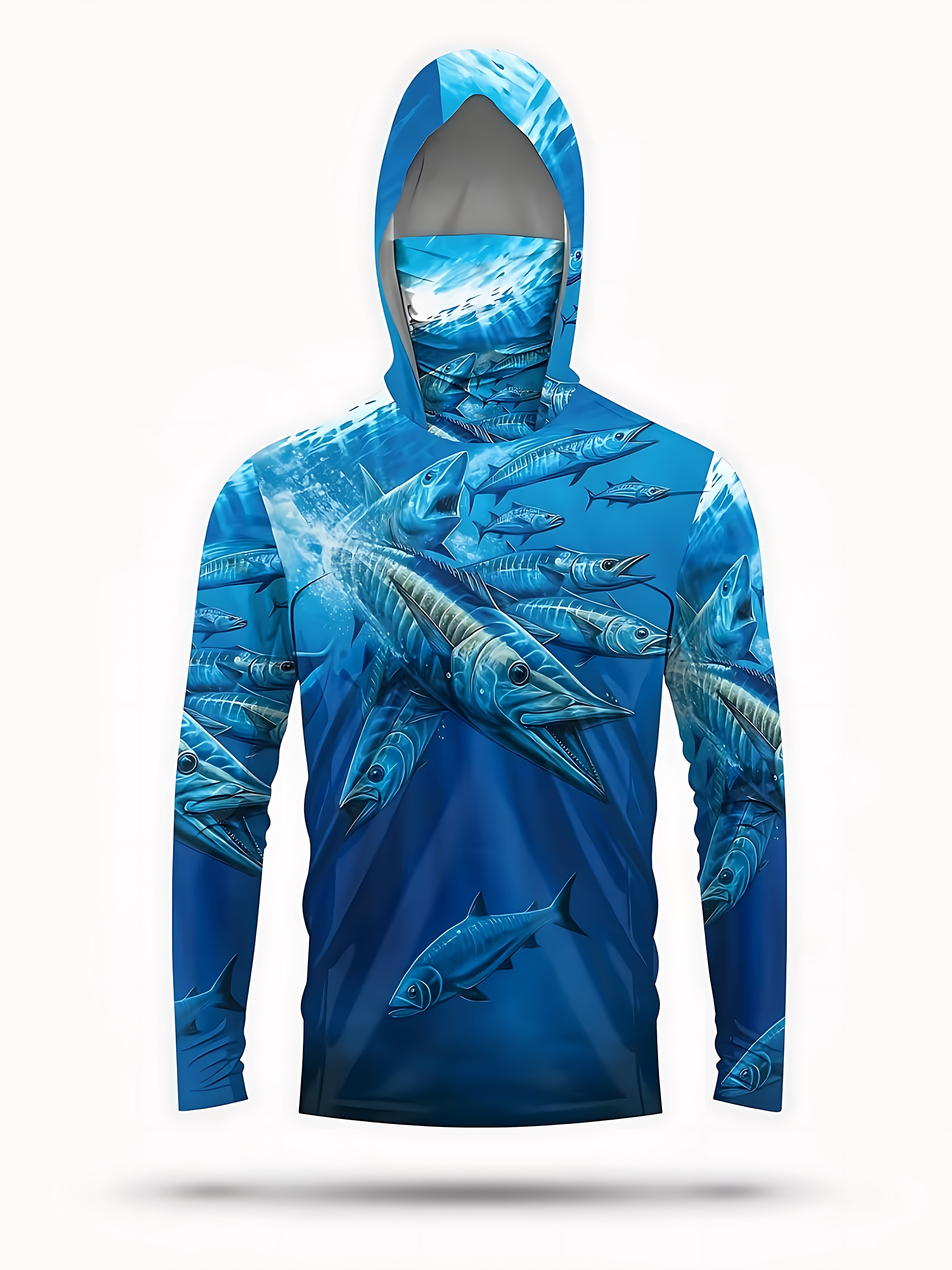 Fishing Shirt Hooded Men Fishi - Fishing Shirt Uv Protection のレビューと価格