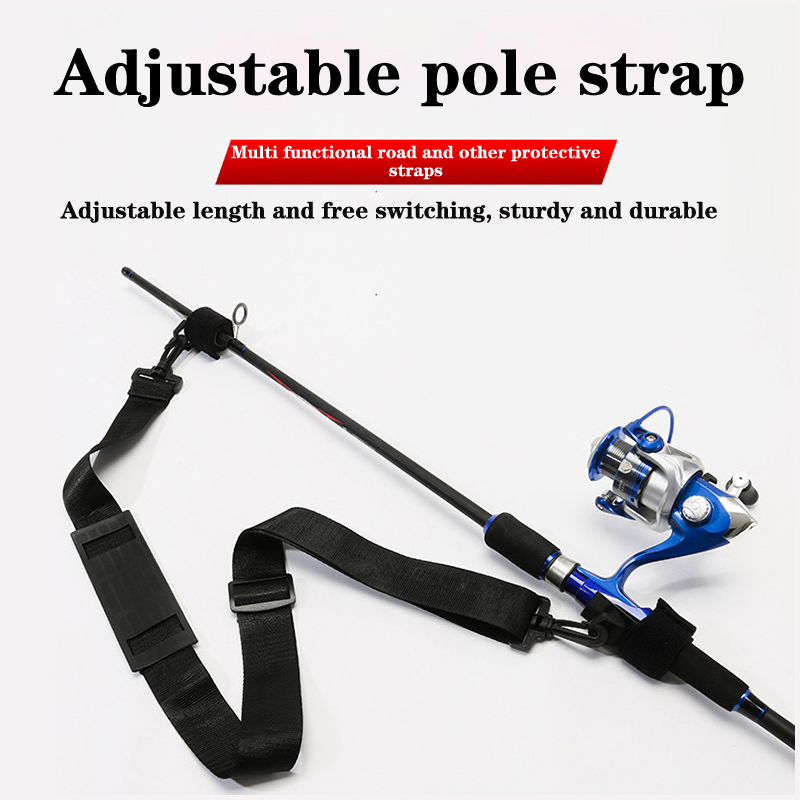 NEW Fishing Rod Carrying Strap - Fishing Belt のレビューと価格