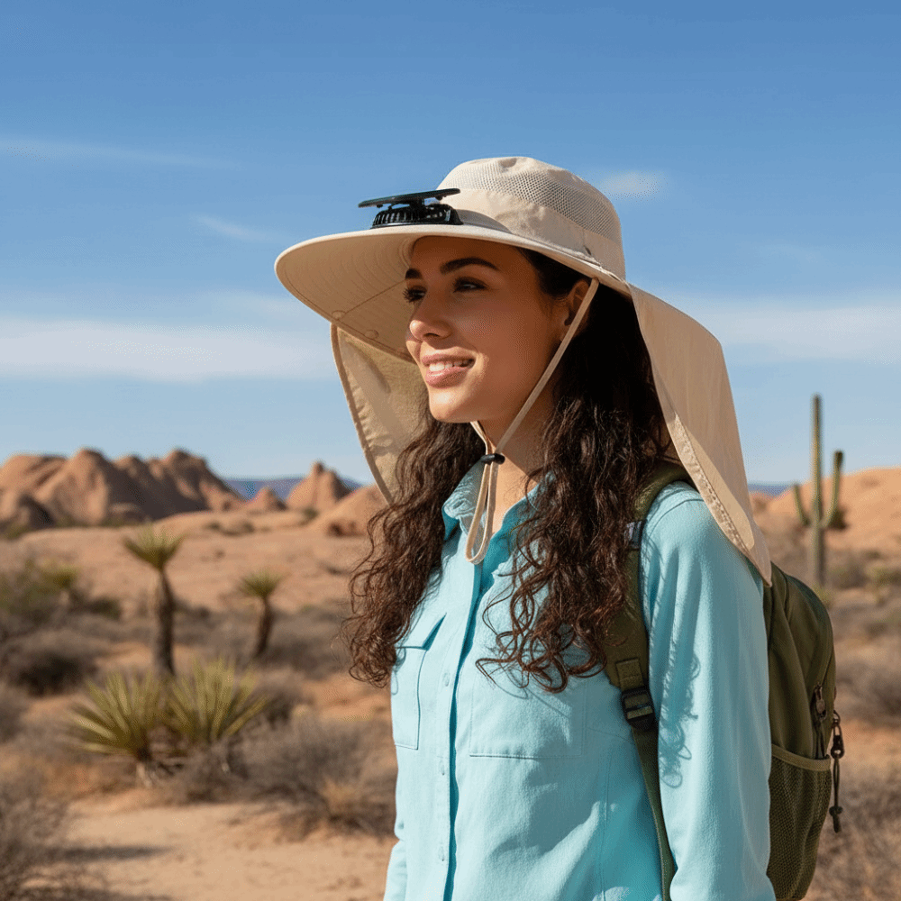 New UPF50+ Solar Fan Hat with  - Fishing Hat のレビューと価格