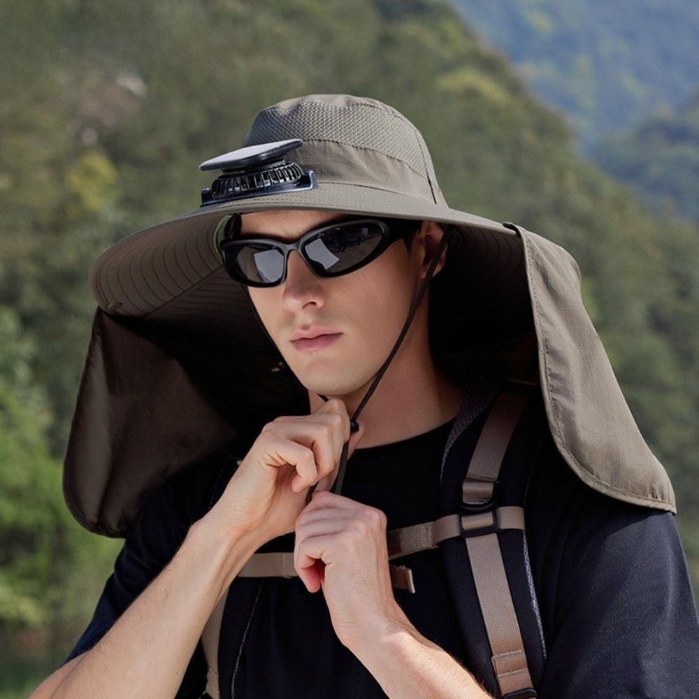 New UPF50+ Solar Fan Hat with  - Fishing Hat のレビューと価格