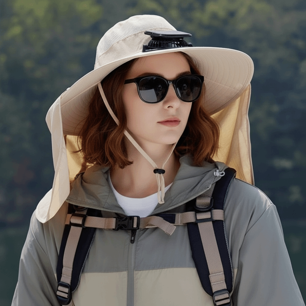 New UPF50+ Solar Fan Hat with  - Fishing Hat のレビューと価格