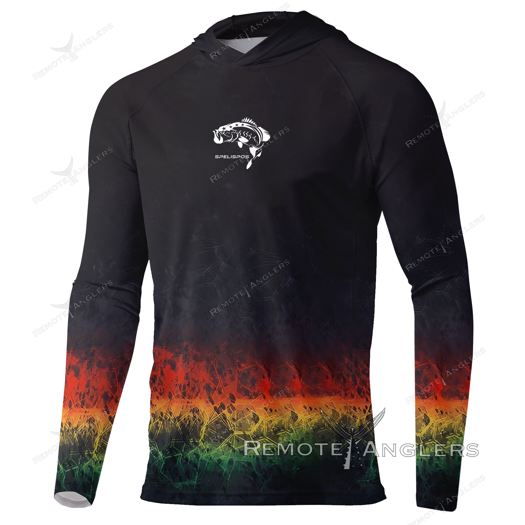 Fishing Shirt Red Hoodie Mask  - Fishing Mask Sun Protection のレビューと価格