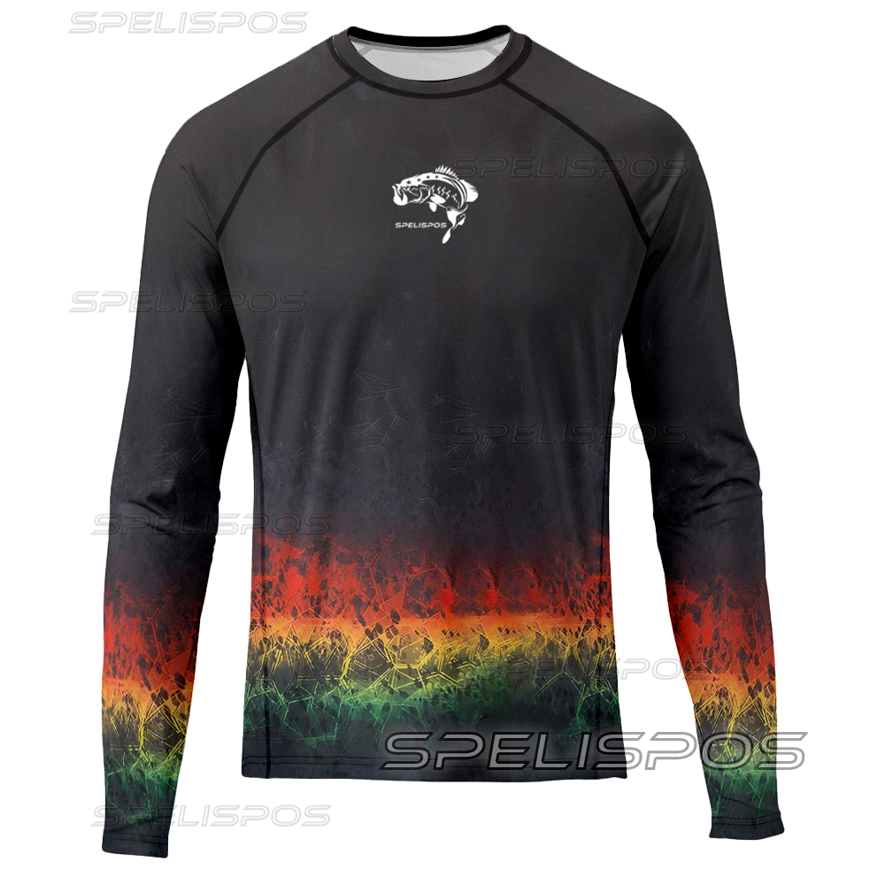 Fishing Shirt Red Hoodie Mask  - Fishing Mask Sun Protection のレビューと価格
