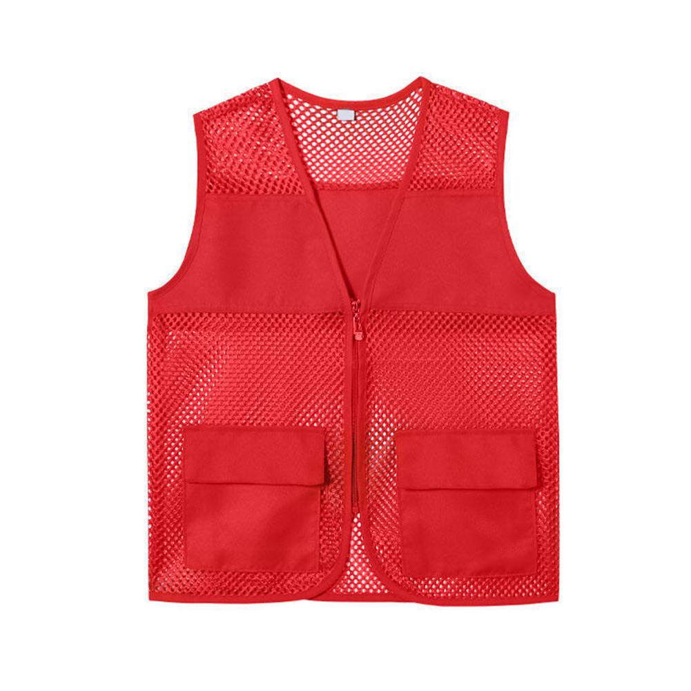 Fishing Vest Hollow Out Zipper - Fishing Vest のレビューと価格