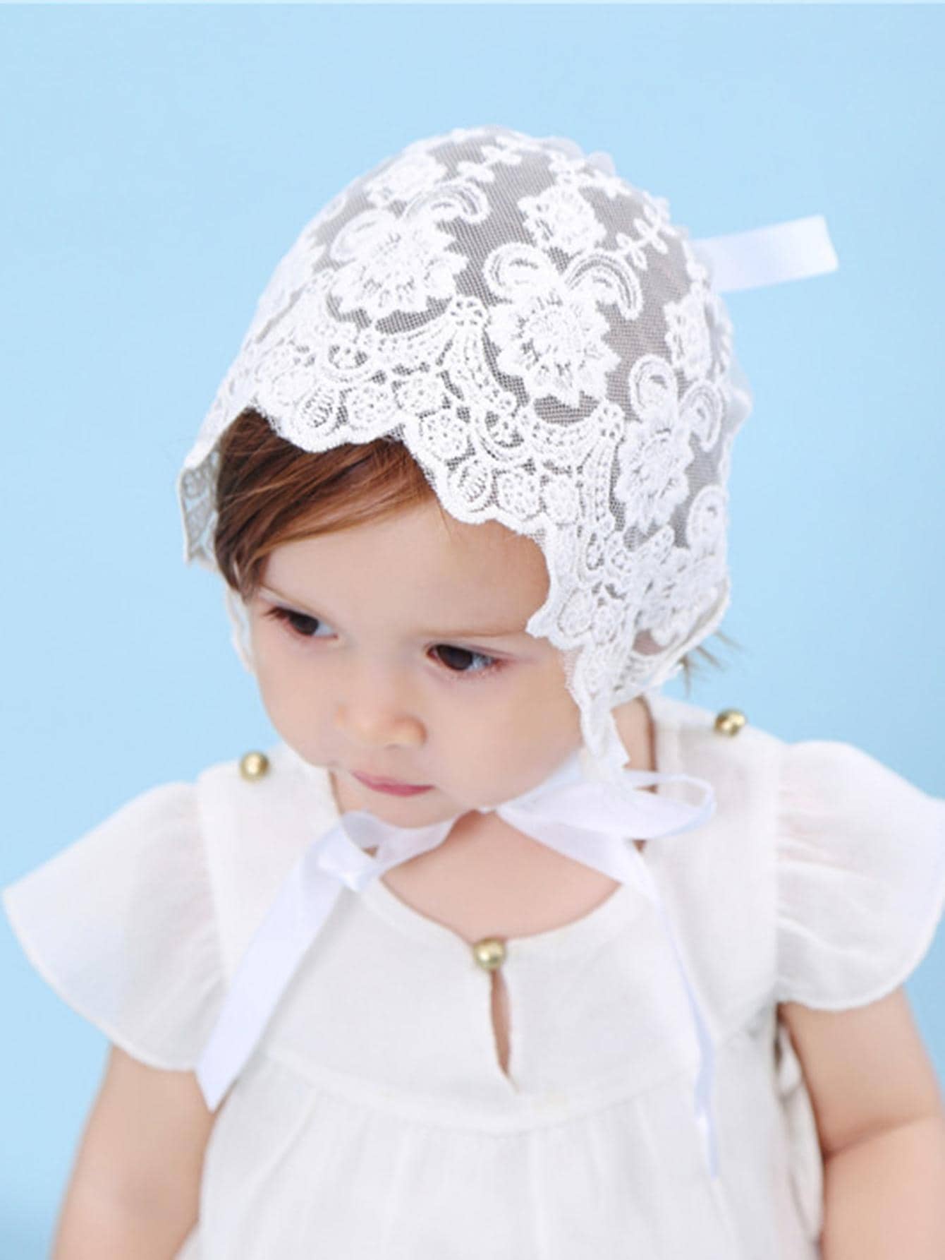 Baby Lace Brim Headband Hat He - Fishing Hat のレビューと価格