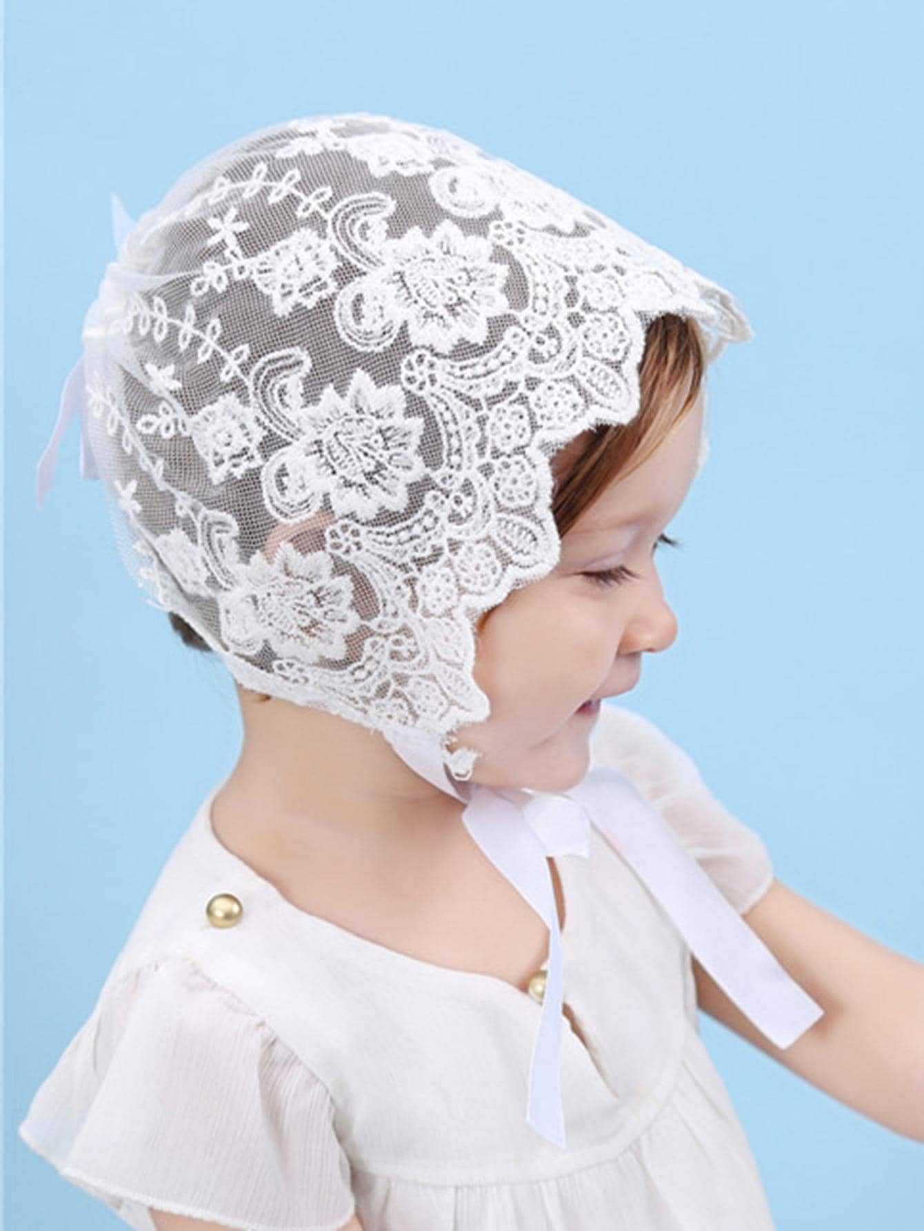 Baby Lace Brim Headband Hat He - Fishing Hat のレビューと価格