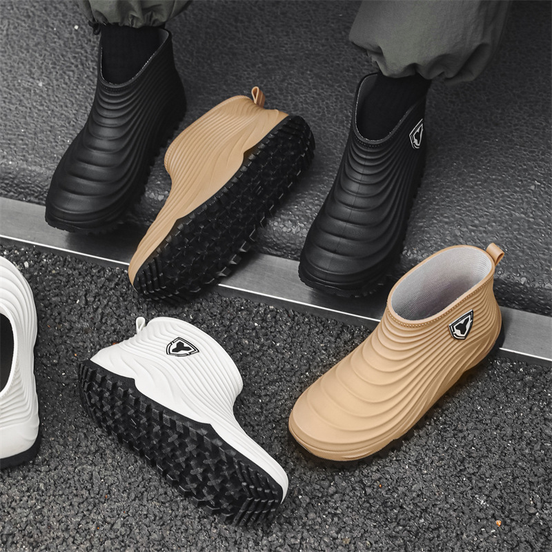 Men's Rain Shoes Fashion Water - Fishing Boots のレビューと価格