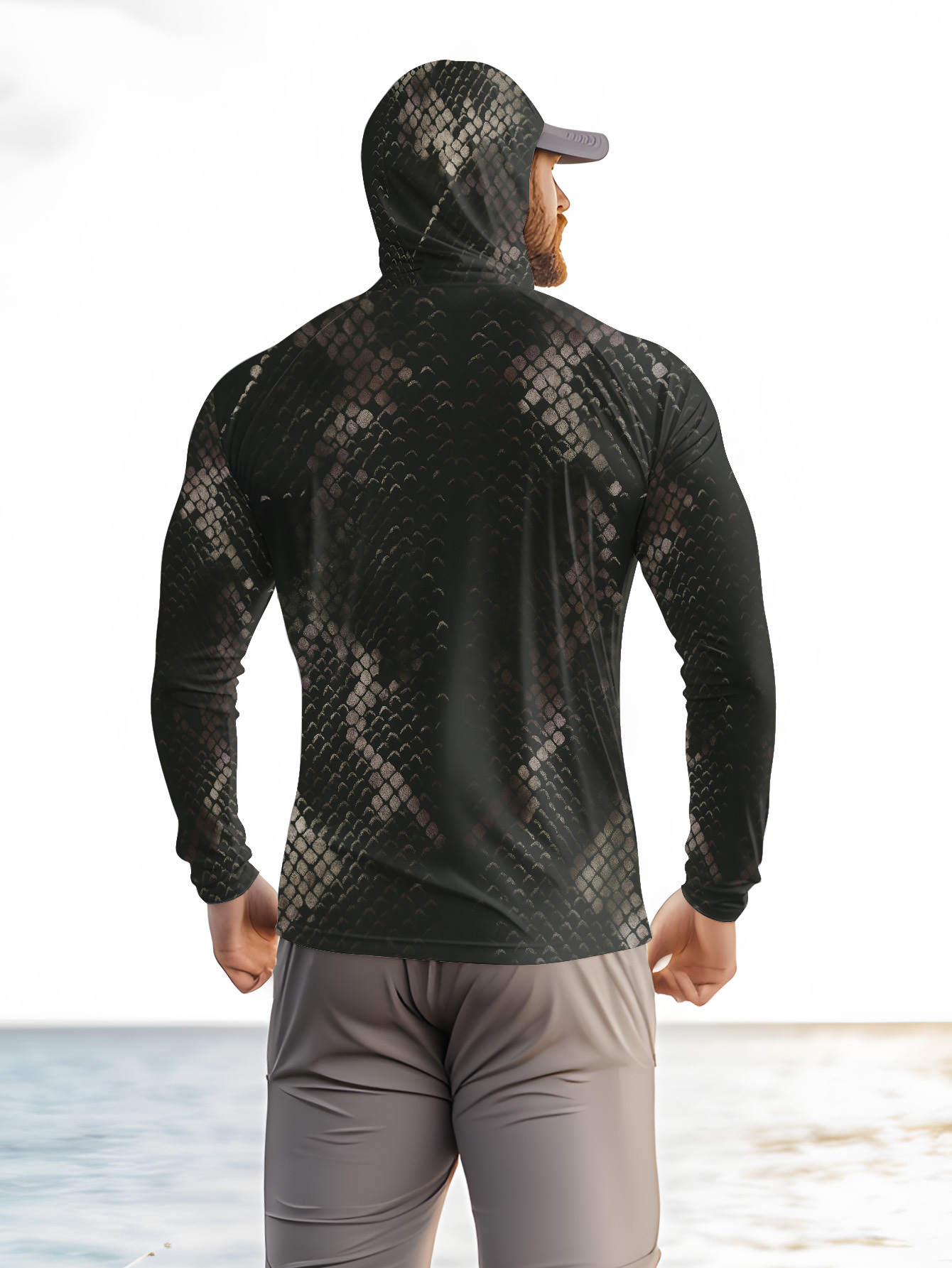 Men's Fishing Hooded Long-Slee - Fishing Hoodie のレビューと価格