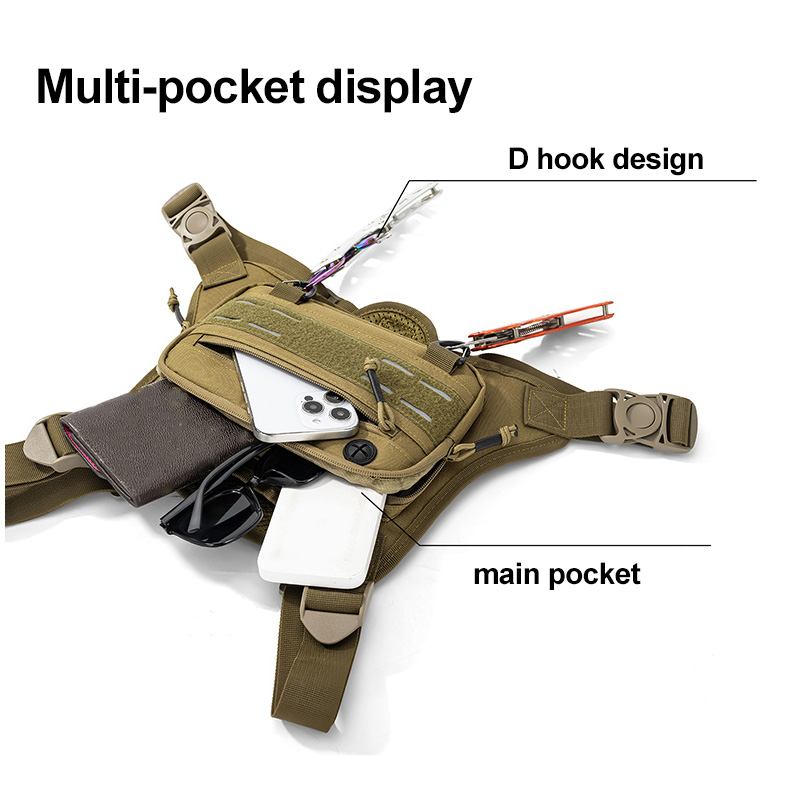 Tactical Front Chest Rig Bag V - Fishing Backpack のレビューと価格