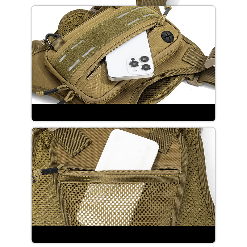 Tactical Front Chest Rig Bag V - Fishing Backpack のレビューと価格