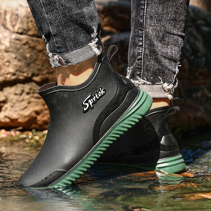 Ankle Rain Boots Integrated Fo - Fishing Boots のレビューと価格