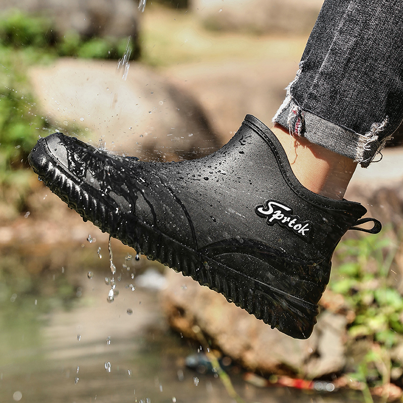Ankle Rain Boots Integrated Fo - Fishing Boots のレビューと価格