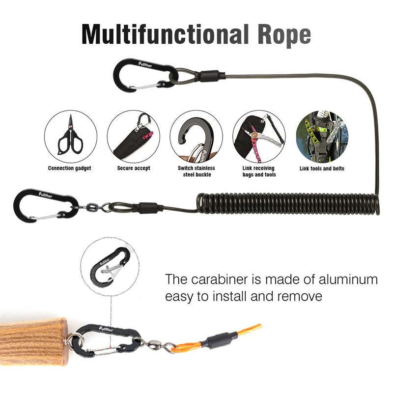 fishing tools Coiled Lanyards  - Fishing Belt のレビューと価格