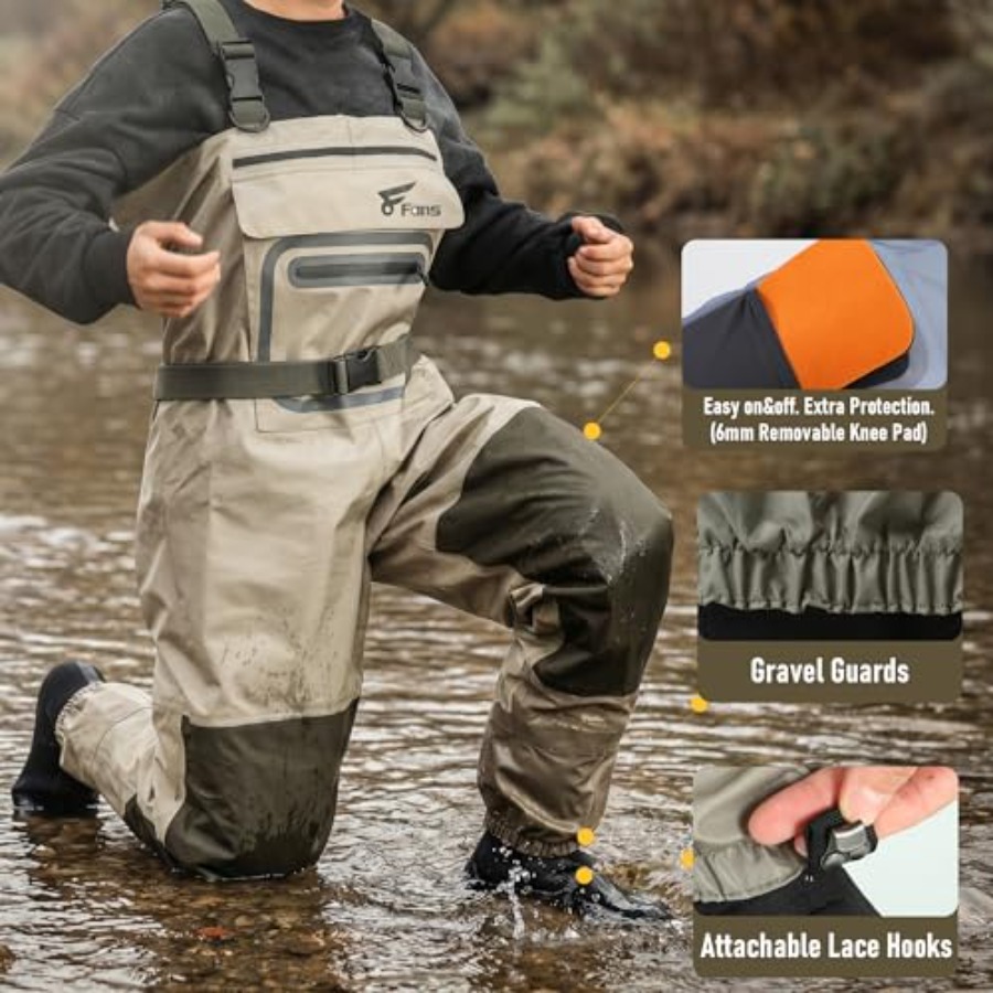 Fishing Chest Waders for Men a - Fishing Waders のレビューと価格